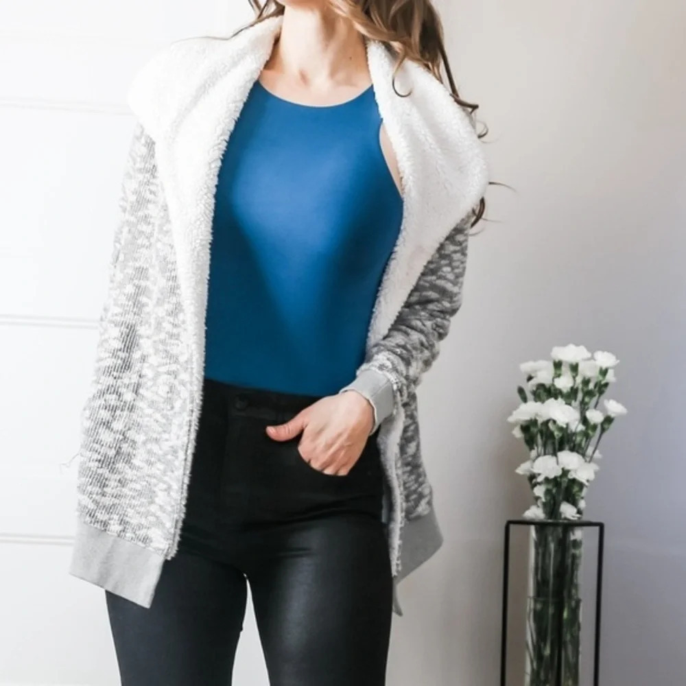 Extra warm sweater jacket